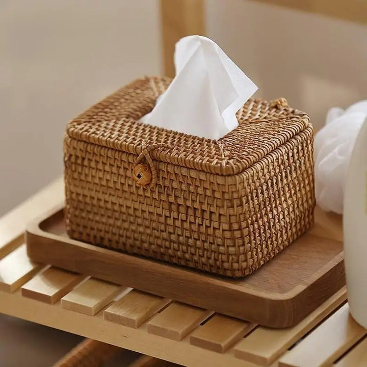 Arbor Rattan Tissue Box