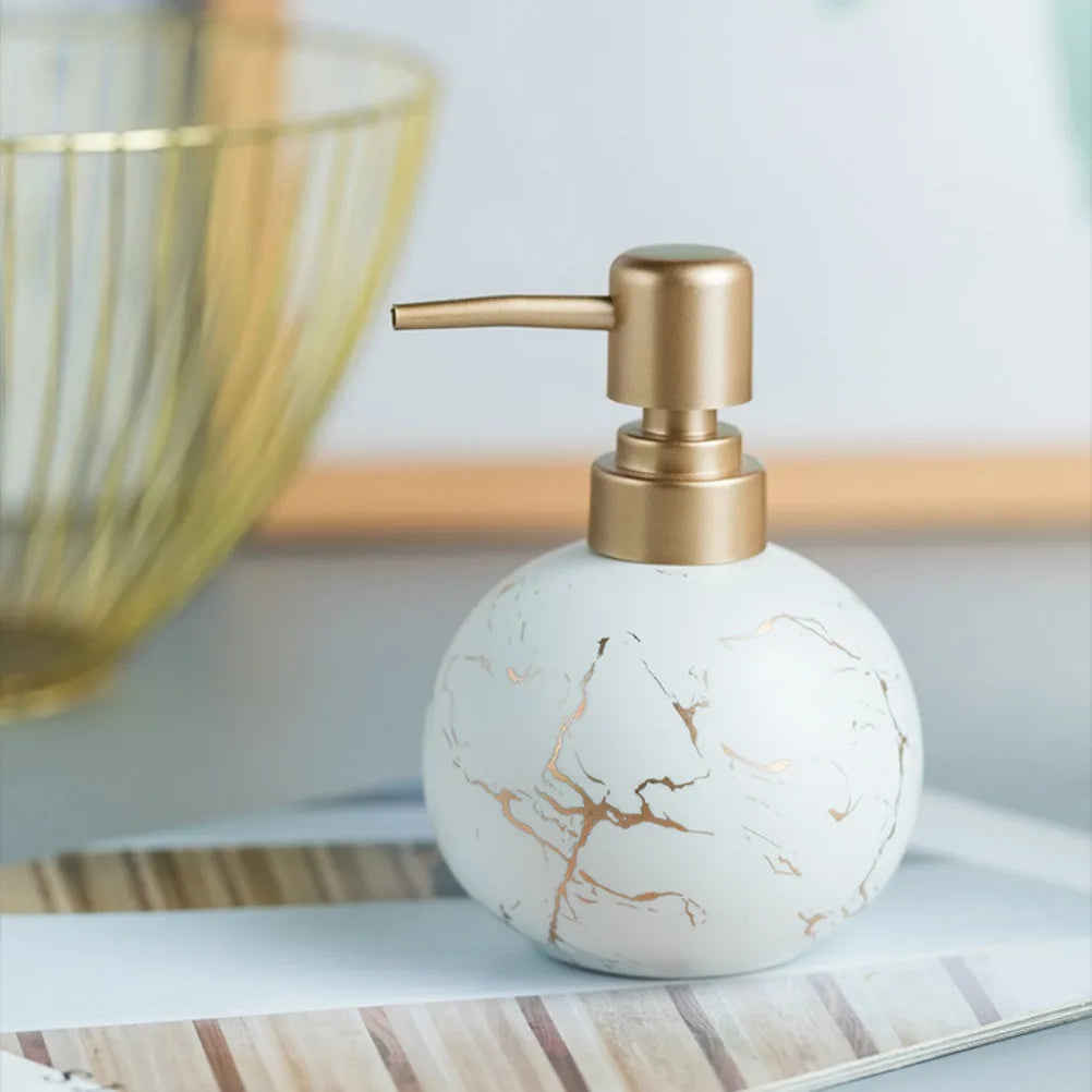 Elara Marble Soap Dispenser