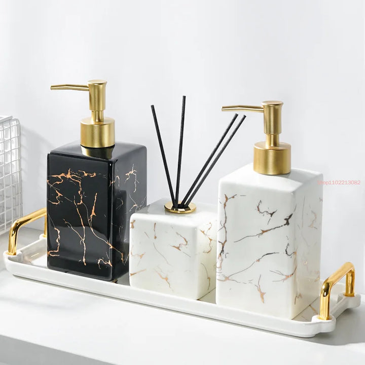 Luna Marble Soap Dispenser