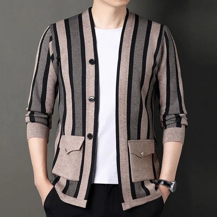 Tristan Striped Cardigan