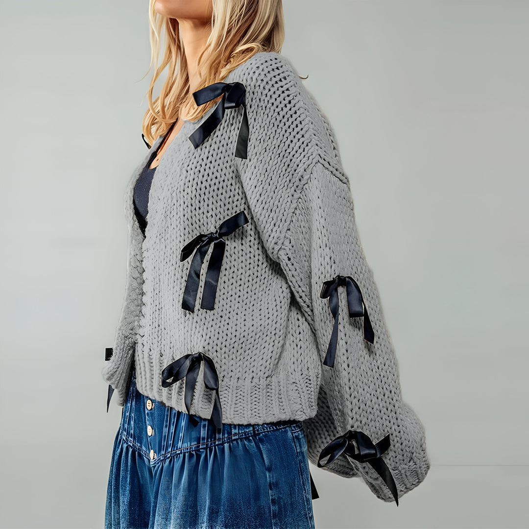 Camille Bow Cardigan