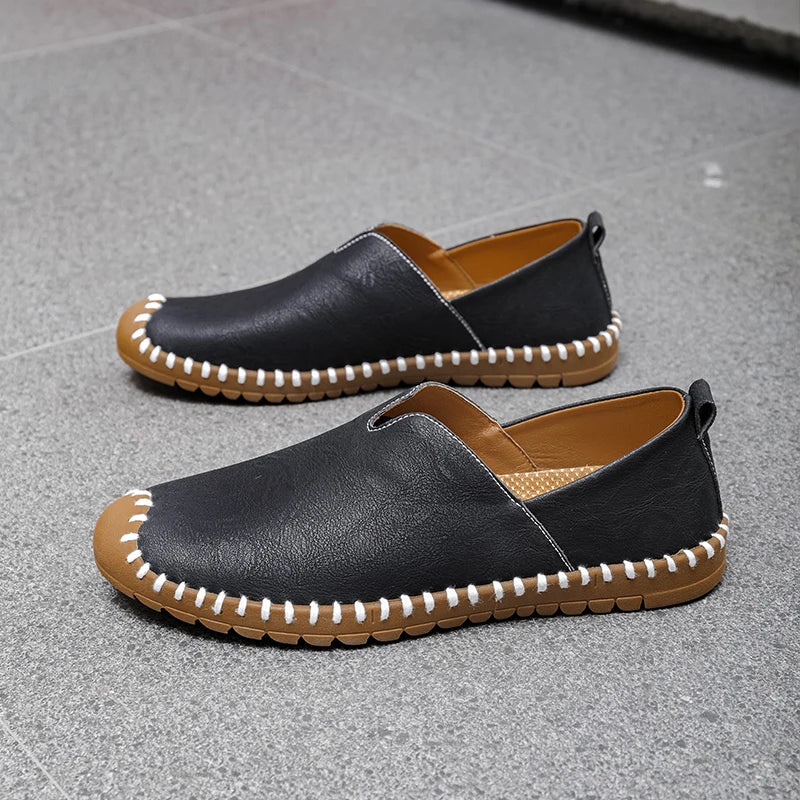 Corbin Leather Slip-Ons