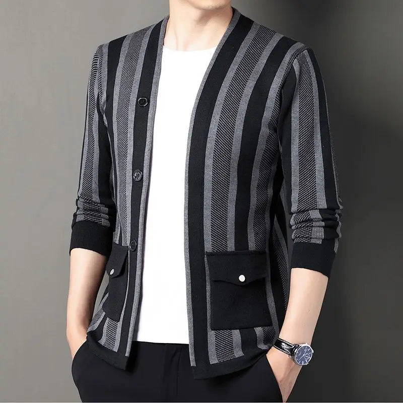 Tristan Striped Cardigan