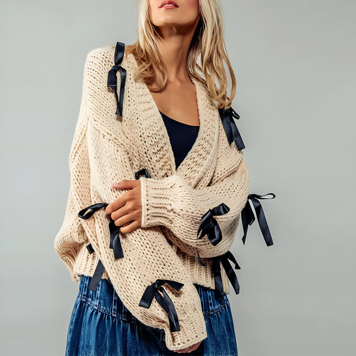 Camille Bow Cardigan