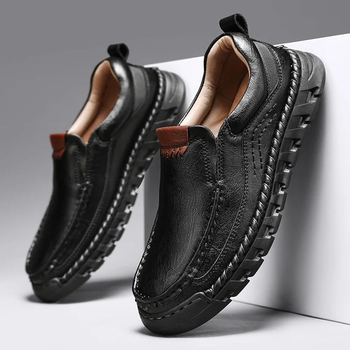 Larkenstone Leather Slip-Ons